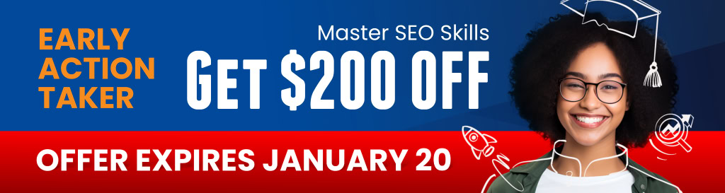 SEO early bird discount