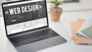 web design laptop
